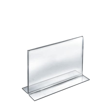 Azar Displays 11"W x 8.5"H Double-Foot Two Sided Sign Holder, PK10 152715